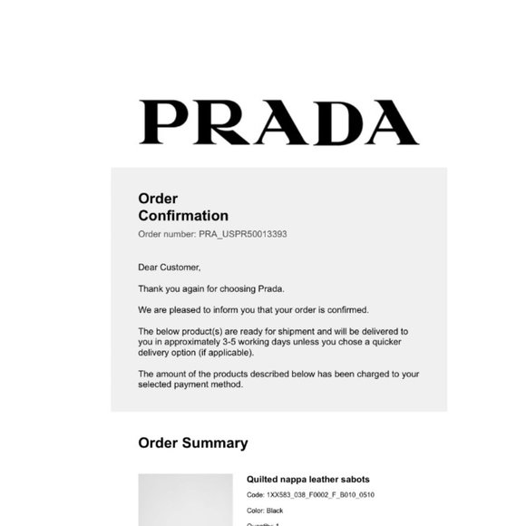 Prada leather sabot slides - Picture 5 of 6